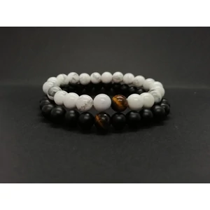 Kép 1/3 - Tigrisszem ásványkarkötőpár