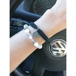 Kép 2/2 - Betű medálos pároskarkötő