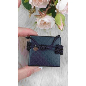 Kép 2/2 - Dupla soros fonott karkötő névvel