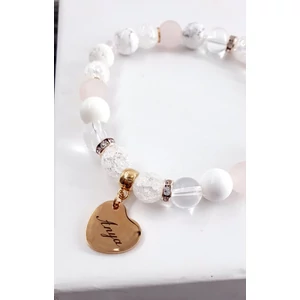 Kép 2/3 - Anya medálos ásványkarkötő