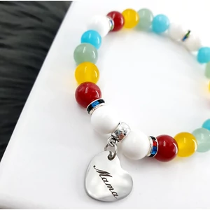 Kép 3/3 - "Mama" medálos ásványkarkötő_2