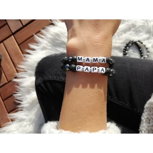 Kép 2/3 - "MAMA&amp;PAPA" ásványarkötő páros_1