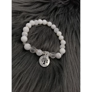 Kép 1/2 - MY FAMILY MY LOVE medálos ásványkarkötő