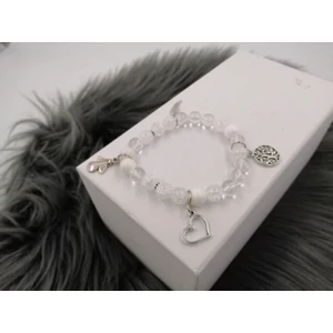 Kép 2/2 - Charm ásványkarkötő angyalka medállal_1