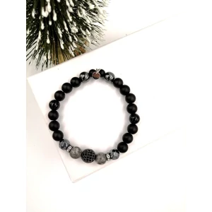 Kép 1/2 - Álomszép cirkon gömb LUXURY ásványkarkötő