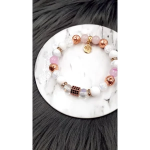 Kép 2/3 - Rosegold csoda LUXURY ásványkarkötő _2