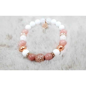 Kép 1/4 - Álomszép cirkon  LUXURY ásványkarkötő 