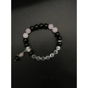 Kép 2/2 - Angyalkás ásványkarkötő névvel_'