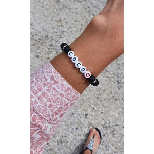 Kép 1/3 - Névvel ellátott ásványkarkötő