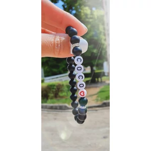 Kép 3/3 - Névvel elátott ásványkarkötő (női/férfi)_2