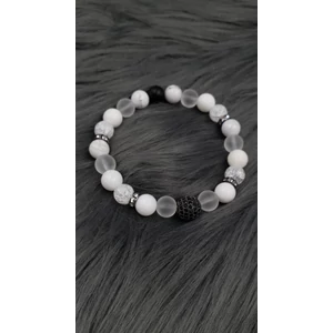 Kép 1/2 - Yvonne Design LUXURY ásványkarkötő &quot;Black&quot;