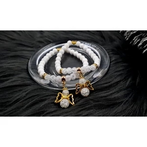 Kép 3/3 - Yvonne Design arany angyal Anya-Lánya karkötőpár