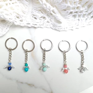 Kép 2/2 - Angyal kulcstartó 5 db-os csomag