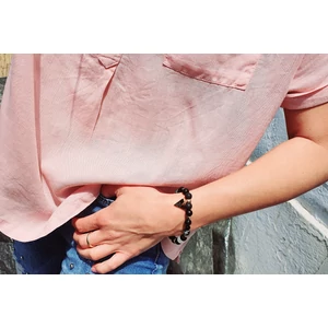 Kép 3/3 - Yvonne Design lávakő  ásványkarkötő_2