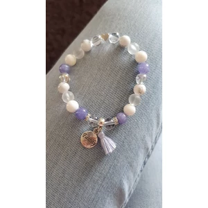 Kép 2/2 - "Family" medálkás kristálykarkötő _1