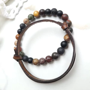 Kép 3/3 - Stone &amp; Leather férfi ékszerszett