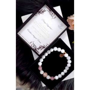 Kép 1/4 - Szülő köszöntő LUXURY ásványkarkötő 