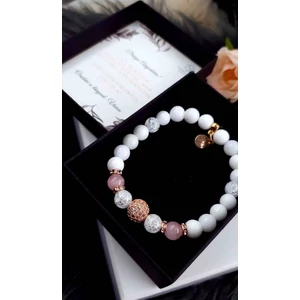 Kép 2/4 - Szülő köszöntő LUXURY ásványkarkötő 