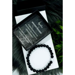 Kép 1/2 - Yvonne Design Tanú felkérő ásványkarkötő  BLACK