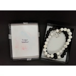 Kép 1/2 - Szerelmi pároskarkötő díszdobozban üzenettel