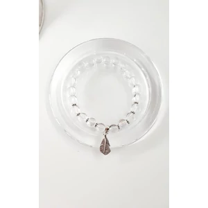 Kép 1/2 - Hegyikristály ásványkarkötő toll medállal toll, toll medál