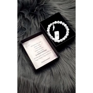 Kép 2/3 - Tanúfelkérő karkötő angyalszárny medállal díszdobozban személyes ajándék, tanú, tanú felkérő, díszdobozos ajándék