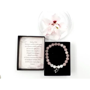 Kép 2/3 - Díszdobozos személyes ajándék karkötő betűvel