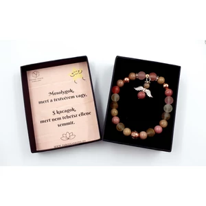 Kép 2/3 - Testvér ajándék ásványkarkötő idézettel   angyal testvér