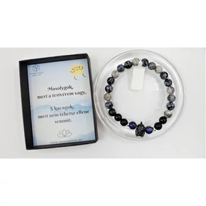 Kép 2/2 - Testvér ajándék ásványkarkötő idézettel gladiátor