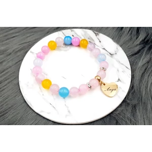 Kép 1/2 - "Anya" medálos kvarc ásványkarkötő