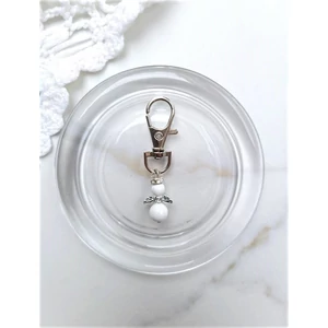 Kép 1/2 - Angyal medál karabinerrel (több színben)