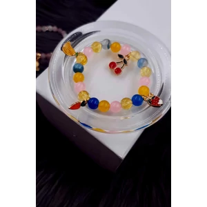 Kép 1/2 - Gyümölcsös gyerek charmkarkötő