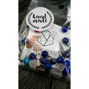 Kép 2/2 - "Hand made" csomag kék-áttetsző hand made, hand made csomag, csináld magad, saját ékszer