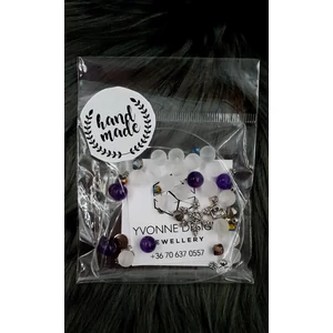 Kép 1/2 - "Hand made" csomag lila áttetsző hand made, hand made csomag, csináld magad, saját ékszer