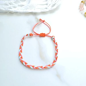 Kép 1/2 - Fonott zsineg karkötő -piros