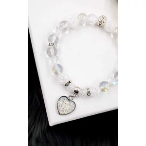 Kép 3/3 - Druzy ásvány karkötő "hegyikristály"