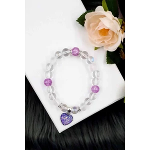 Kép 1/2 - Druzy ásvány karkötő "ametiszt"