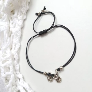 Kép 3/5 - Kerékpár medálos zsinór karkötő bicikli