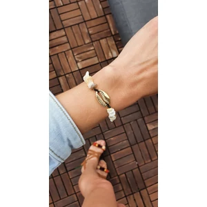 Kép 1/2 - Kagyló zsineg karkötő/bokalánc