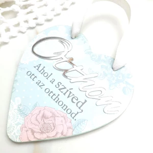 Kép 3/3 - Angyali gondolatok felfüggesztehtő tábla - Otthon