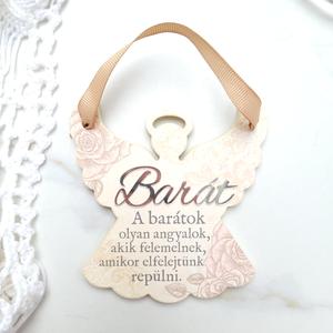 Kép 1/2 - Angyali gondolatok felfüggeszthető tábla - Barát