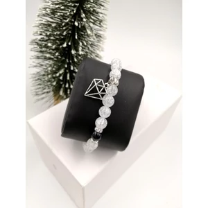 Kép 1/2 - "Gyémánt" medál ásványkarkötő