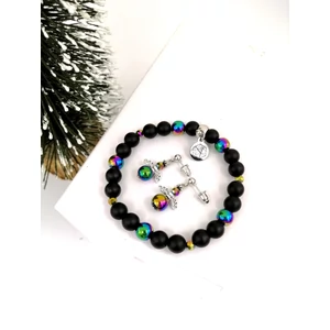 Kép 2/2 - "Szivárvány hematit angyal" ékszerszett