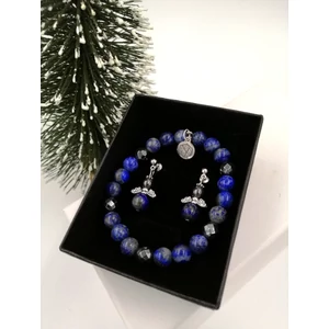 Kép 2/2 - "Kék angyal" lazurit ékszerszett