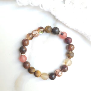 Kép 3/3 - LUXURY ősz ásványkarkötő