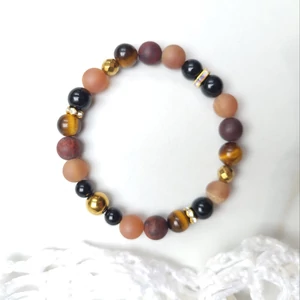 Kép 2/2 - Elegáns autumn ásványkarkötő