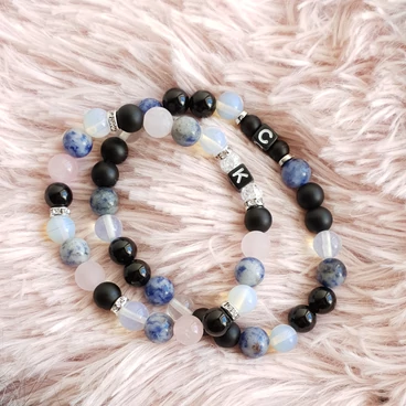 ❤"SZERELEM" karkötőpàr betűkkel❤