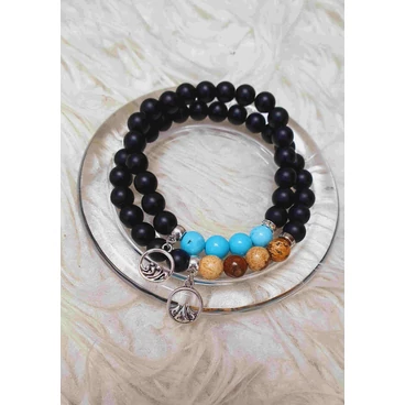 Hegy-Hullám ásványos pároskarkötő