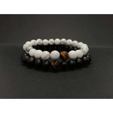 Tigrisszem ásványkarkötőpár
