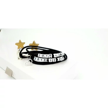 Dátumos horgonyos pároskarkötő 